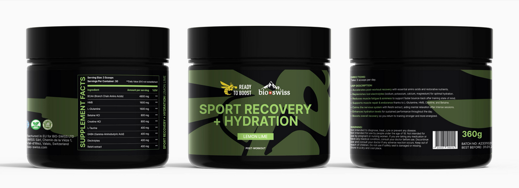 POST-WORKOUT: SPORT RECOVERY + HYDRATION - Lemon Lime flavour