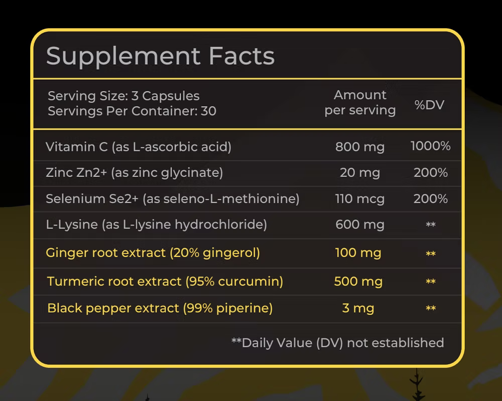 IMMUNITY and VITALITY COMPLEX